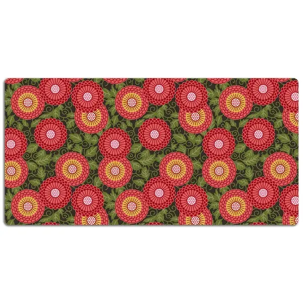 Schreibtischunterlage Geometrische Blumen