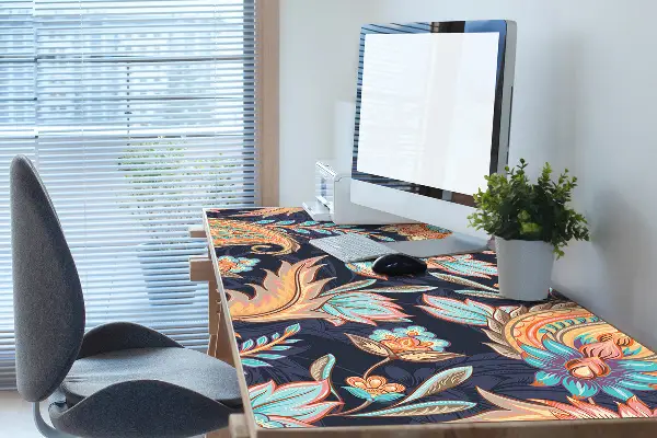 Schreibtisch Unterlegmatte Paisley