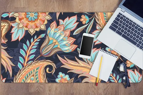 Schreibtisch Unterlegmatte Paisley