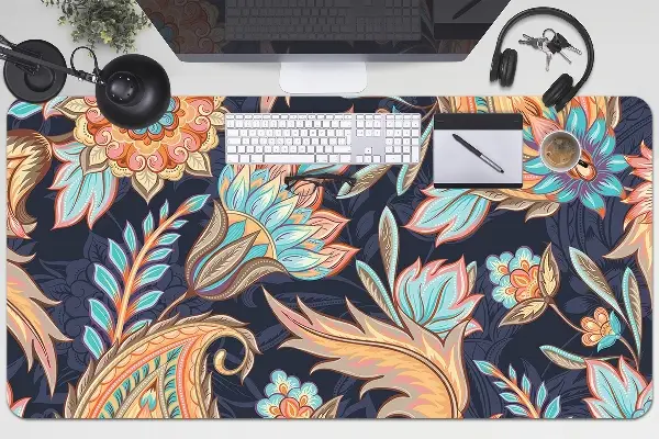 Schreibtisch Unterlegmatte Paisley