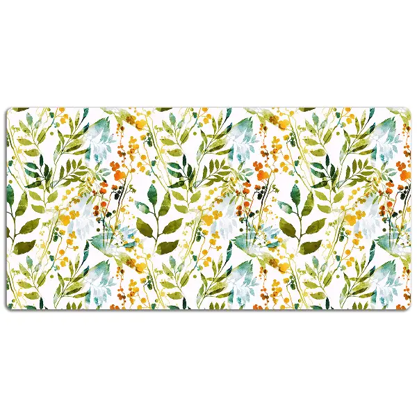Schreibtischunterlage Boho-Blumen