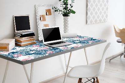 Schreibtischunterlage Flamingos und Flecken