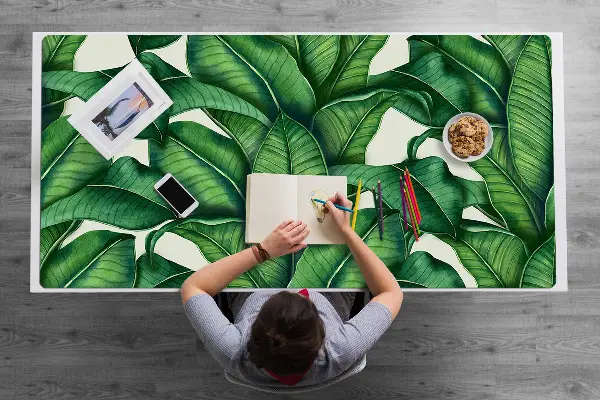 Schreibtisch Unterlegmatte Botanische Blätter