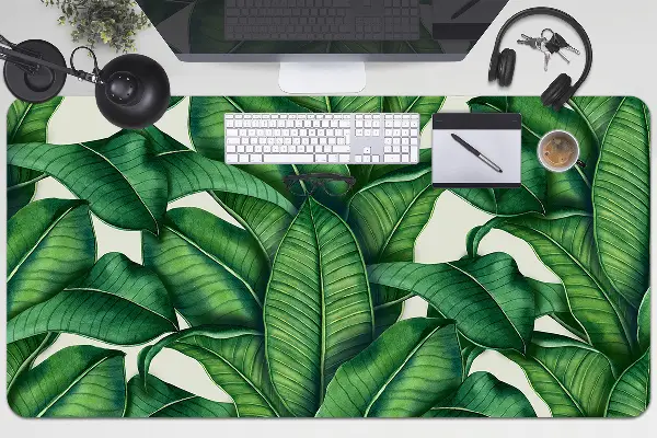 Schreibtisch Unterlegmatte Botanische Blätter