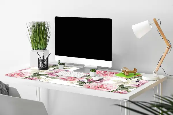 Büro-Schreibtischmatte Kunst der Blumen