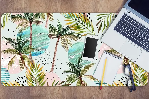 PVC Schreibtischmatte Hawaii Palm.
