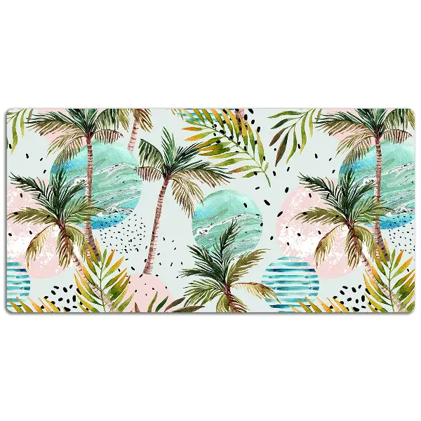 PVC Schreibtischmatte Hawaii Palm.