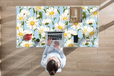 Schreibtischunterlage Kamillenblumen