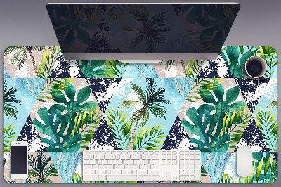 Schreibtisch Unterlegmatte Tropisches Mosaik