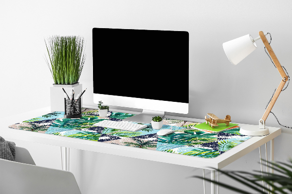 Schreibtisch Unterlegmatte Tropisches Mosaik