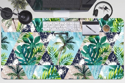 Schreibtisch Unterlegmatte Tropisches Mosaik