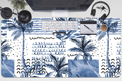 Schreibtischunterlage Blaue Palme