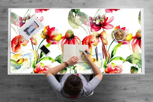 Schreibtischunterlage Wilde Blumen