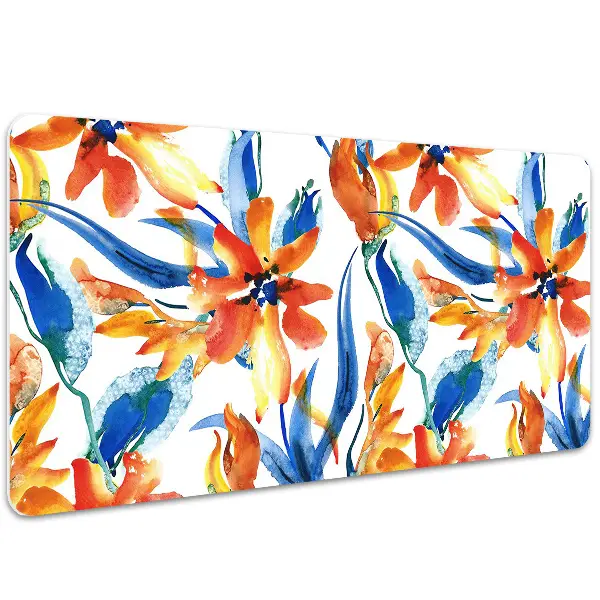 Schreibtisch Unterlegmatte Sonnige Blumen