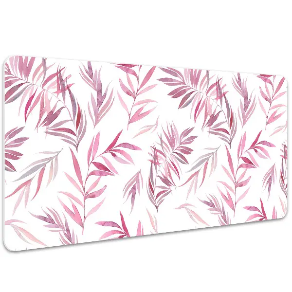 PVC Schreibtischmatte Rosa Blätter