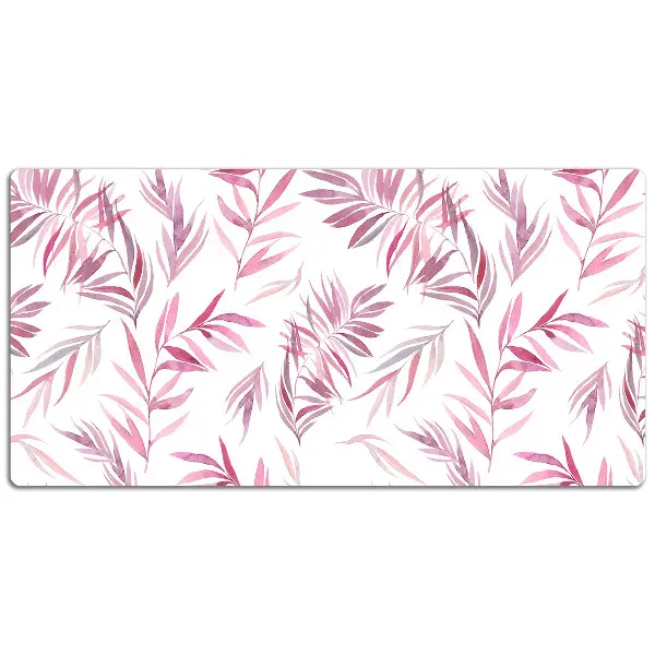 PVC Schreibtischmatte Rosa Blätter