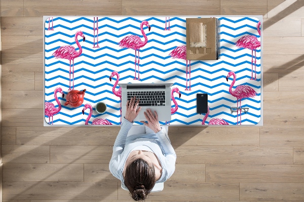 Schreibtisch Unterlegmatte Flamingos