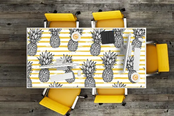 Schreibtischunterlage Ananas