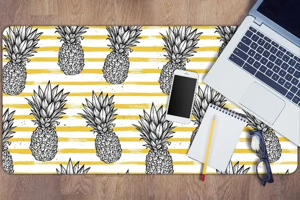 Schreibtischunterlage Ananas