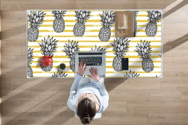 Schreibtischunterlage Ananas