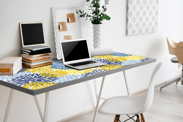 Schreibtisch Unterlegmatte Chrysantheme-Blumen