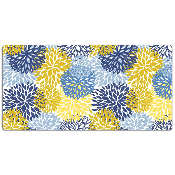 Schreibtisch Unterlegmatte Chrysantheme-Blumen