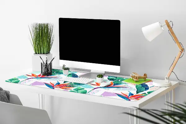 PVC Schreibtischmatte Tropische Flora.