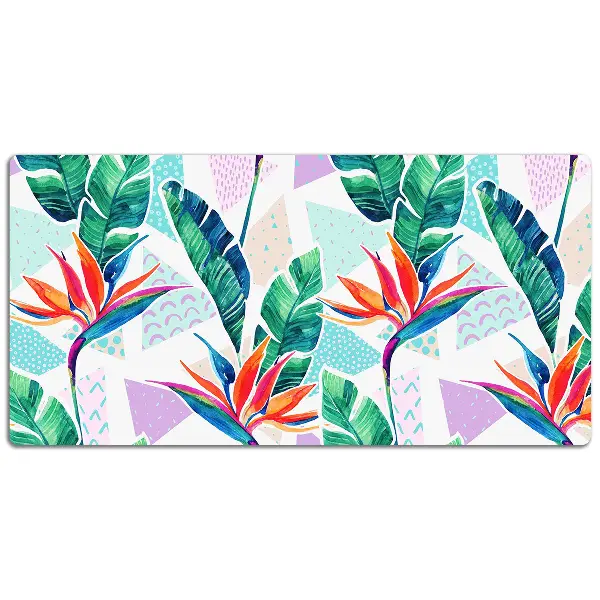 PVC Schreibtischmatte Tropische Flora.