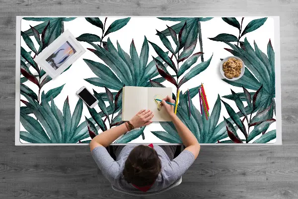 Schreibtisch Unterlegmatte Tropische Illustration