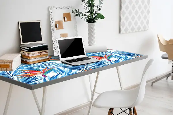 PVC Schreibtischmatte Blaues Paradies.