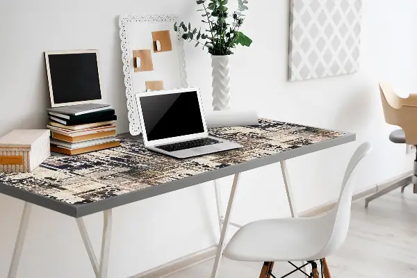 Schreibtischunterlage Boho-Stil-Fliesen