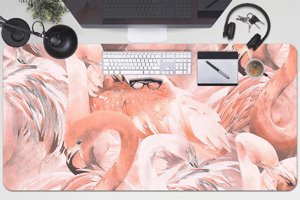 Schreibtisch Unterlegmatte Flamingos
