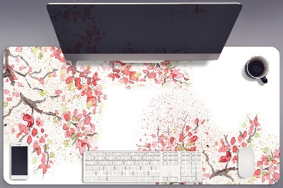 Schreibtisch Unterlegmatte Kirschblüten