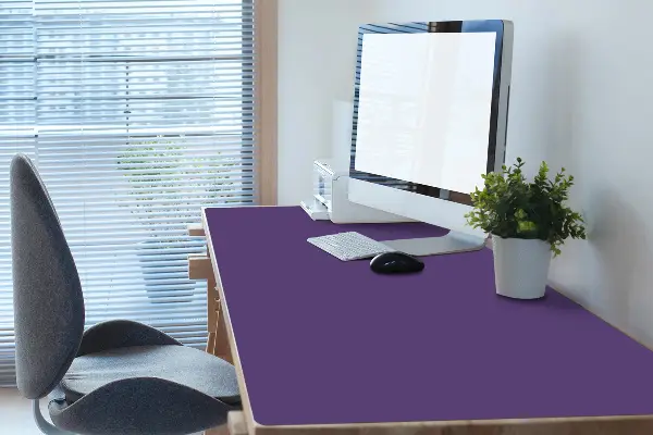 Büro-Schreibtischmatte Violett