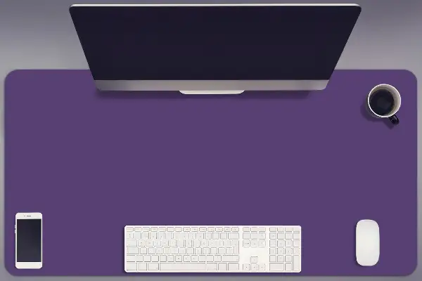 Büro-Schreibtischmatte Violett