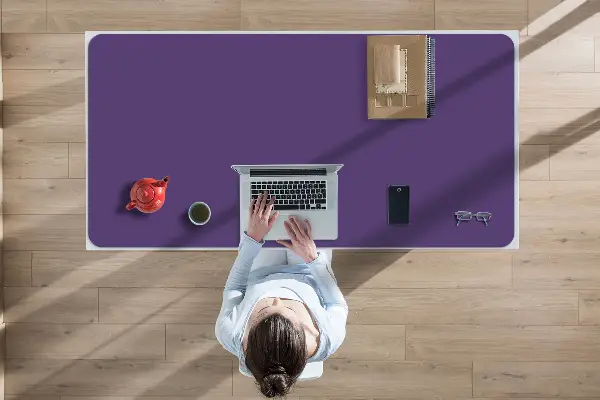 Büro-Schreibtischmatte Violett
