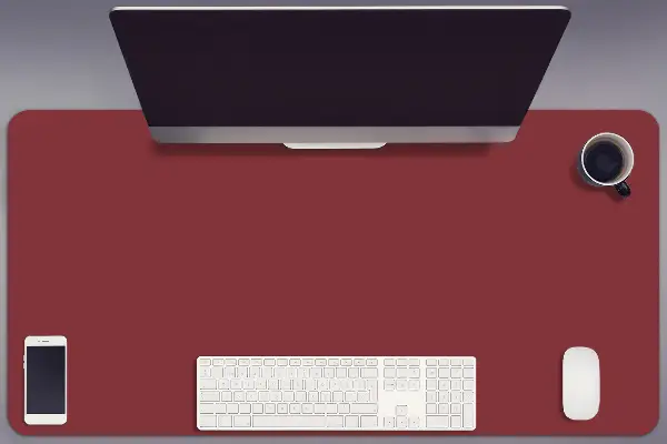 Büro-Schreibtischmatte Lila Rot
