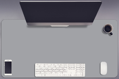 Büro-Schreibtischmatte Grau