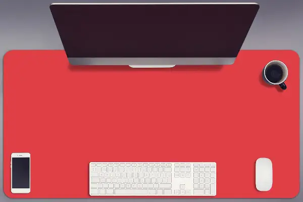 Büro-Schreibtischmatte Orange