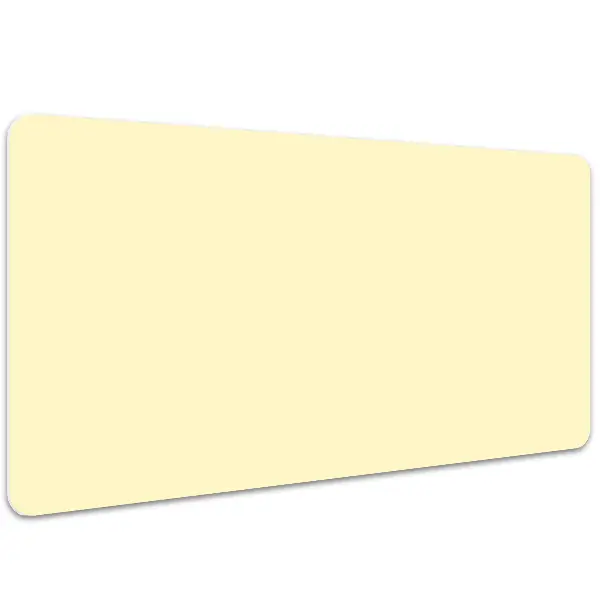 PVC Schreibtischmatte Cremig