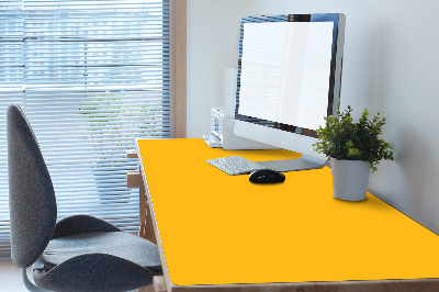 Büro-Schreibtischmatte Gelb