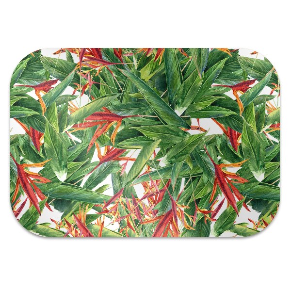 Bodenschutzmatte Exotische Blumen