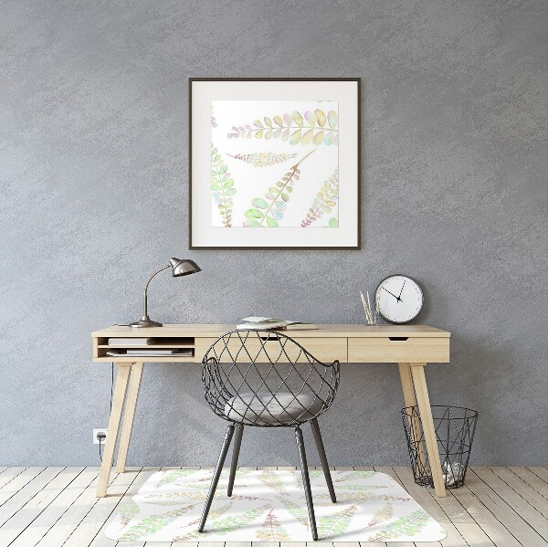 Stuhlmatte Aquarellblätter