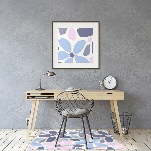 Stuhlmatte Geometrische Blumen