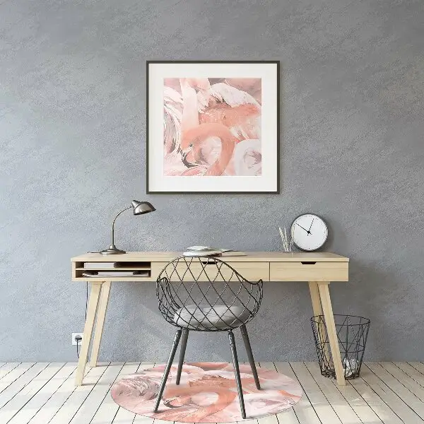 Bürostuhlunterlage Flamingos