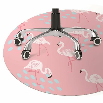 Stuhlunterlage Flamingos