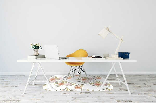 Bürostuhlunterlage Frühlingsblumen