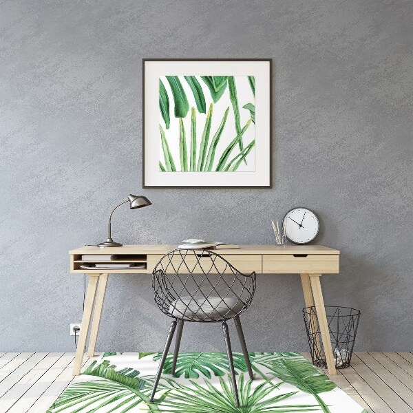 bodenschutzmatte bürostuhl Palm und Monster.