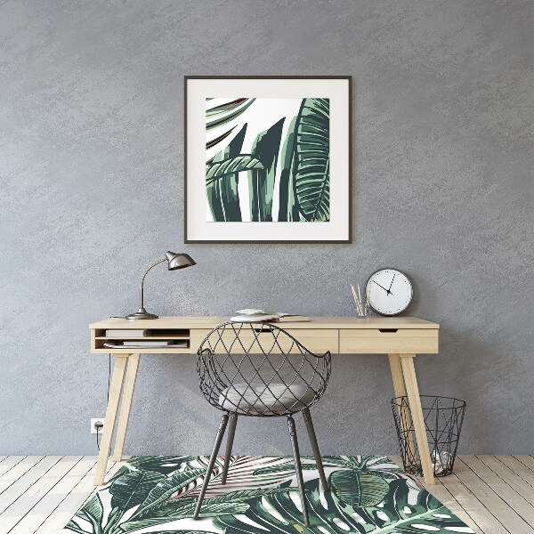 bodenschutzmatte bürostuhl Tropische Palme