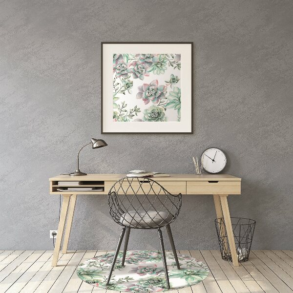 Stuhlmatte für Hartböden Aquarell